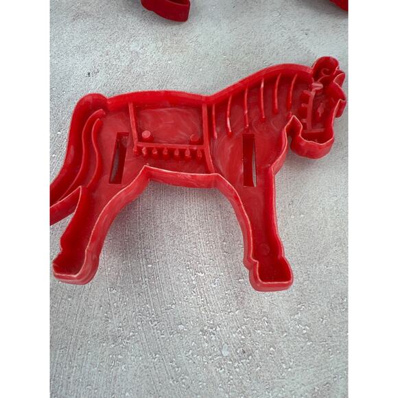 Vintage Cookie Cutters Gingerbread Men Angel Horse‎ Bell lot of 5 - Picture 4 of 9